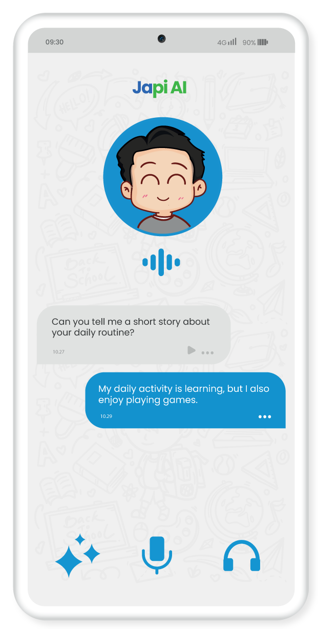 Japi AI App Preview
